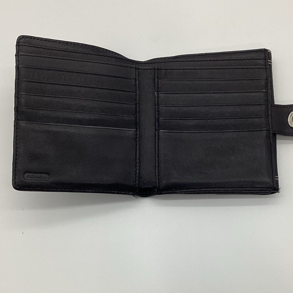 2151. Vintage Coach Black Wallet 2PC Set w/ Large Buckle VGUC - Picture 13 of 13